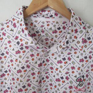 Barstool Golf Polo Shirt 2XL XXL Fruit Floral Print Club Short Sleeve